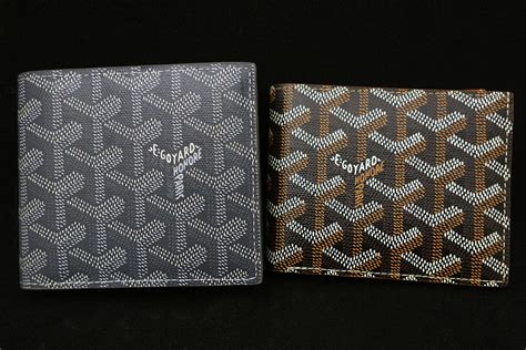 authentic goyard fabric|authentic Goyard wallet.